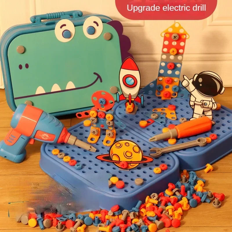 DIY Junior Tool Set with Electric Drill – Educational Build-and-Fix Toy