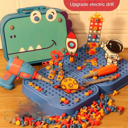 DIY Junior Tool Set with Electric Drill – Educational Build-and-Fix Toy