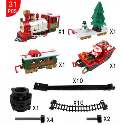 Christmas Express Electric Train Set for Tree Décor