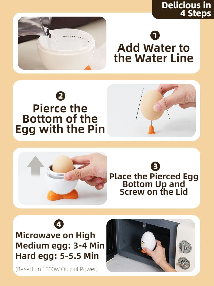 EggEase Microwave Steamer