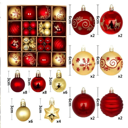 Luxury Xmas Tree Ornaments – Glittering Hanging Decorations