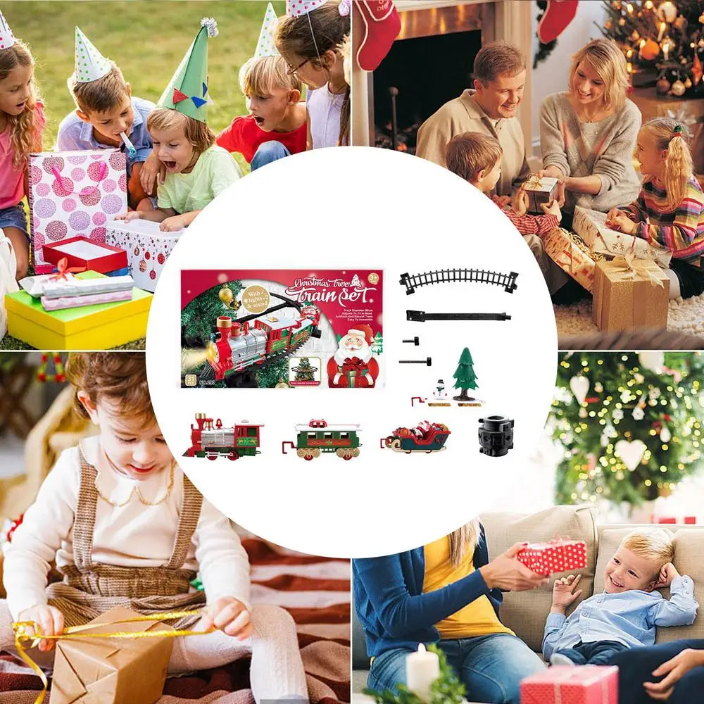 Christmas Express Electric Train Set for Tree Décor