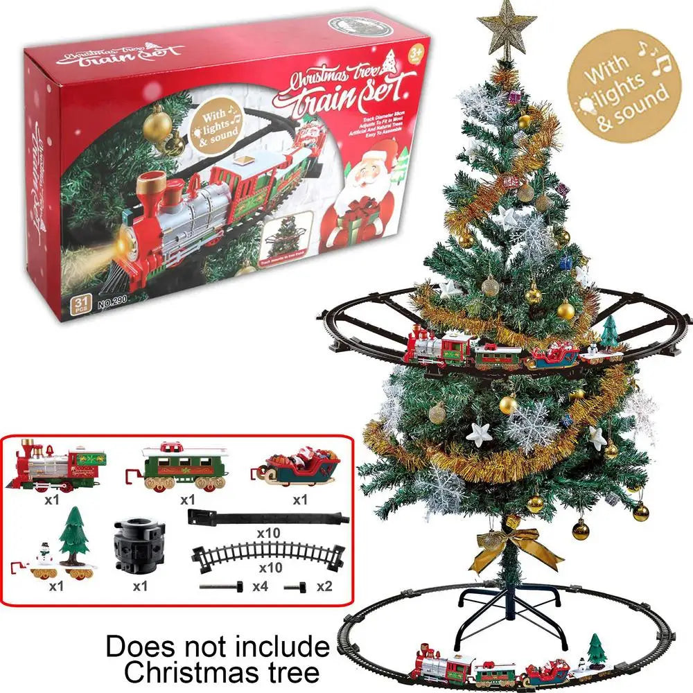 Christmas Express Electric Train Set for Tree Décor