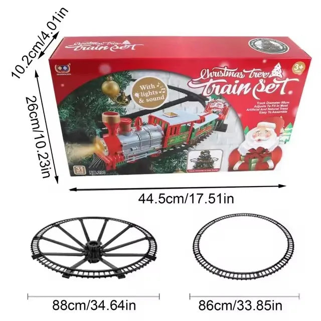 Christmas Express Electric Train Set for Tree Décor