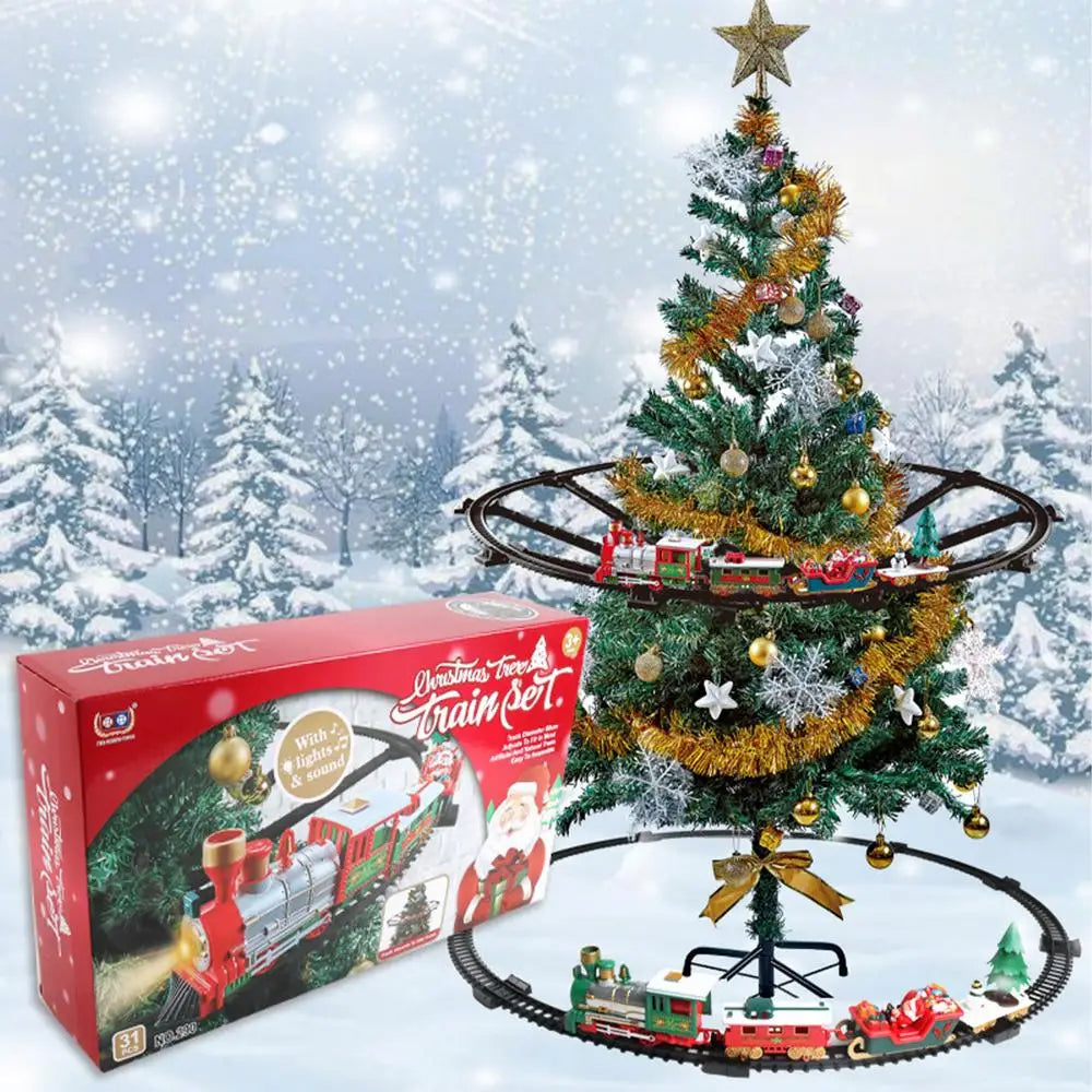Christmas Express Electric Train Set for Tree Décor