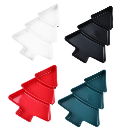 Deluxe Xmas Tree Snack Plate – Christmas Party Decoration