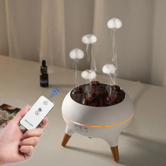 AquaGlow Jellyfish Air Humidifier & Essential Oil Diffuser