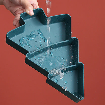 Deluxe Xmas Tree Snack Plate – Christmas Party Decoration