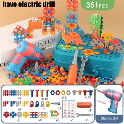 DIY Junior Tool Set with Electric Drill – Educational Build-and-Fix Toy