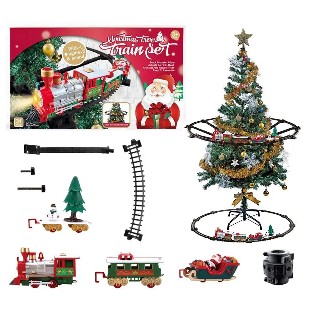 Christmas Express Electric Train Set for Tree Décor